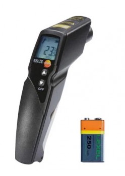 Testo 830-T2 - Termometru infraroşu cu 2 fascicule laser (sistem optic de 12:1)
