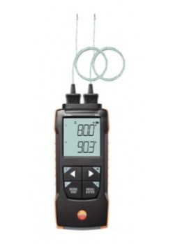 Testo 922 - Instrument de măsurare a temperaturii diferențiale pentru TC Tip K cu conexiune la aplicație