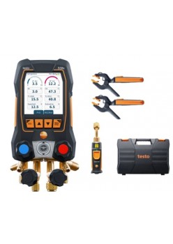 Testo 558s Set Vacuum Smart - Manifold digital inteligent cu sonde wireless de temperatură și vacuum