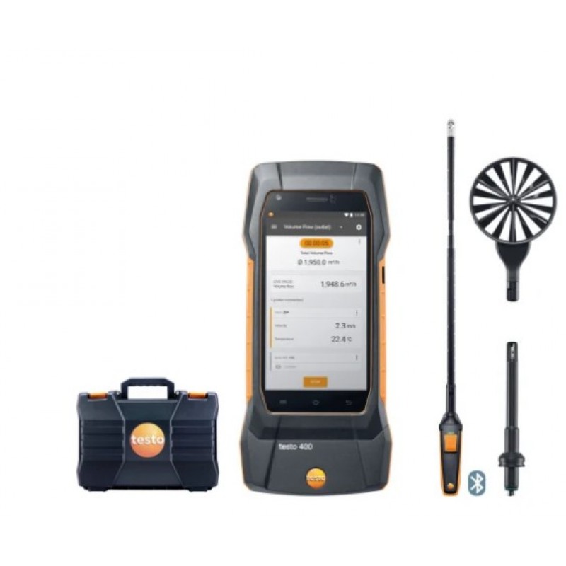 Set pentru viteza aerului cu sondă cu fir cald