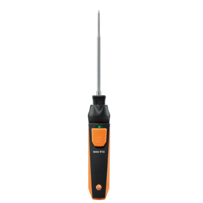 Testo 915i - Termometru cu sondă de imersie / penetrare și operare prin Smartphone