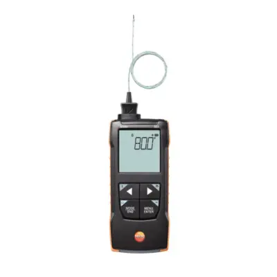 Testo 925 - Instrument de măsurare a temperaturii pentru TC Tip K cu conexiune la aplicație