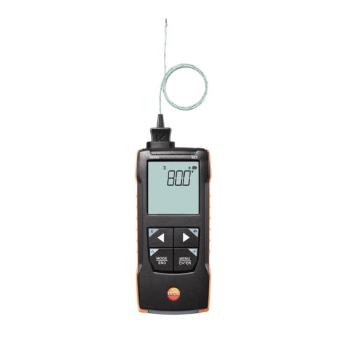Testo 925 - Instrument de măsurare a temperaturii pentru TC Tip K cu conexiune la aplicație
