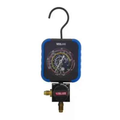 Value Manometru Freon de inalta presiune | Value VRM1-B-0403 | R22, R134a, R407C, R410A