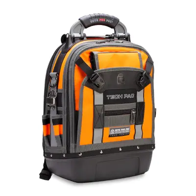 Rucsac profesional pentru scule TECH PAC - Portocaliu Hi-Viz