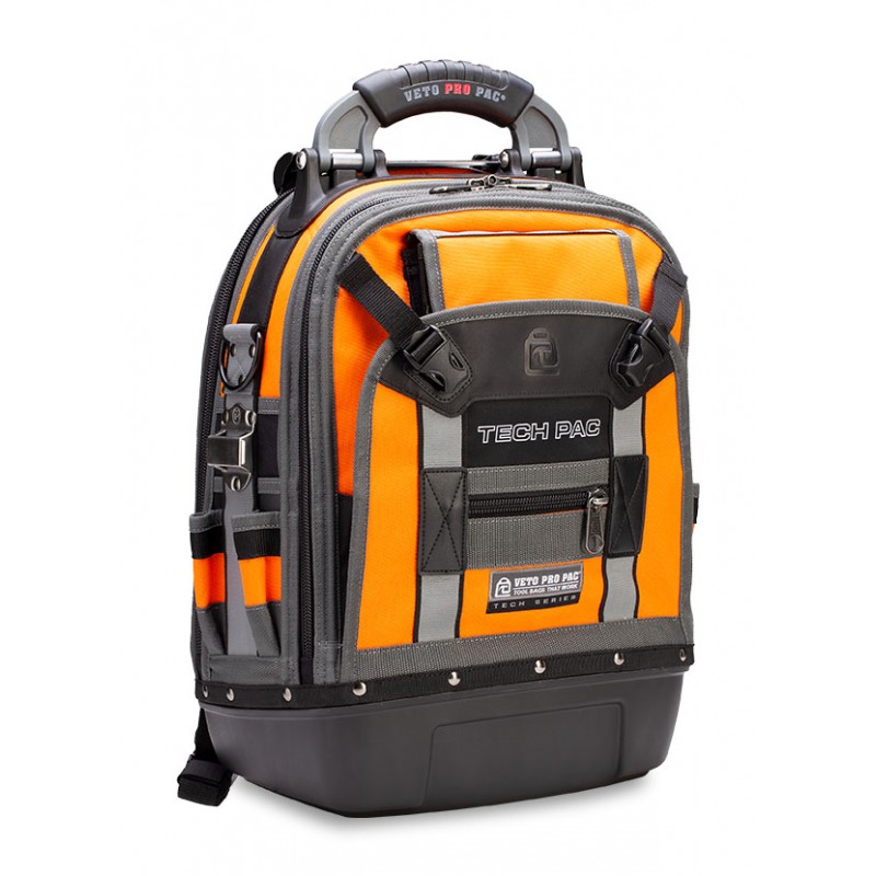 Rucsac profesional pentru scule TECH PAC - Portocaliu Hi-Viz