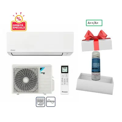 Aparat de aer conditionat Daikin Sensira Bluevolution 12000 BTU FTXC35E+RXC35E+WIFI + Spray Cadou